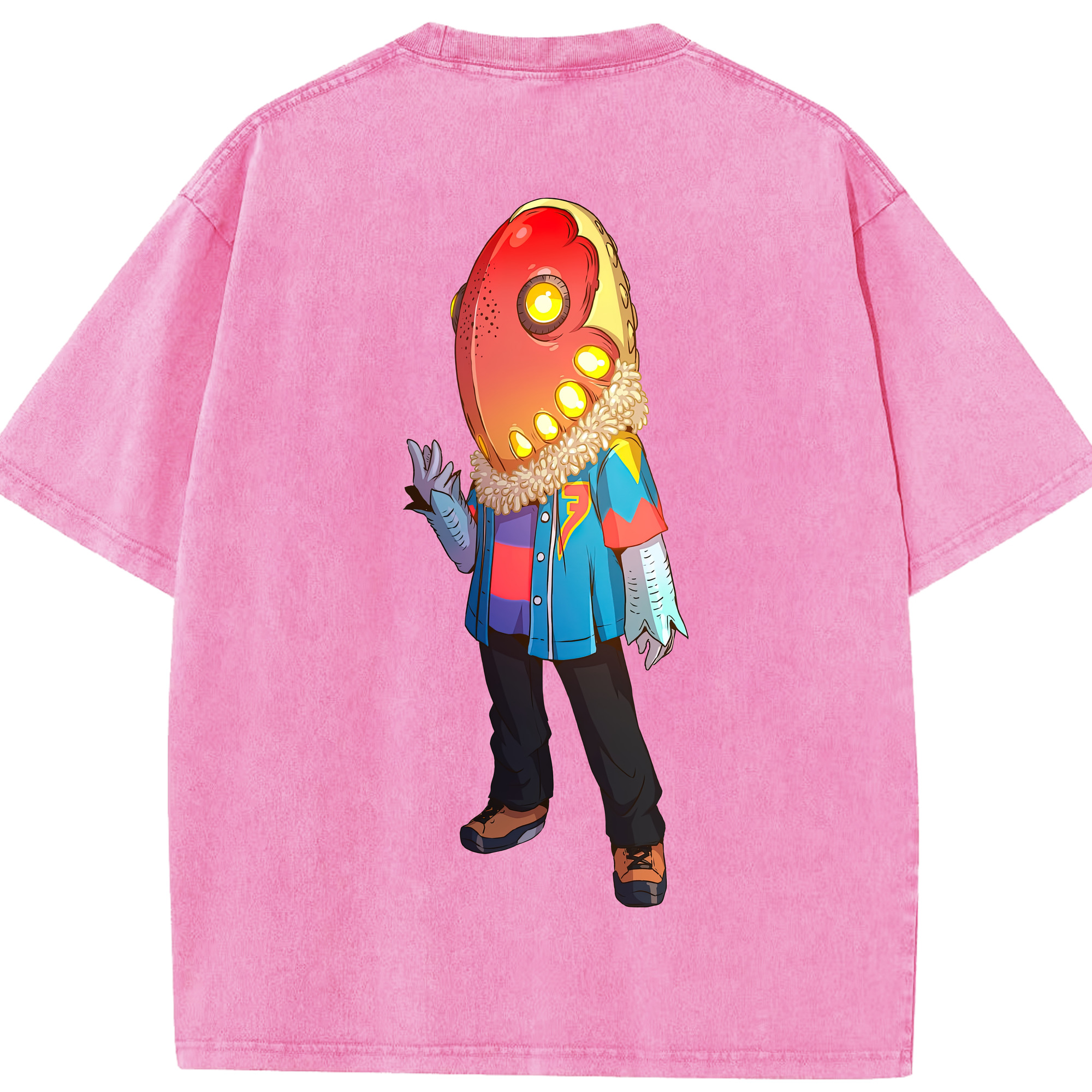 （画像用） ウルトラマン Ultraman 綿100% ヴィンテージ風 半袖Tシャツ（背面プリント）